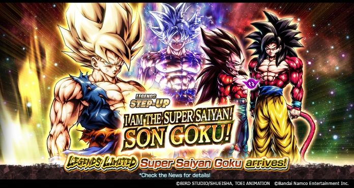 Le tout nouveau Goku Super Saiyan LEGENDS LIMITED arrive dans Dragon Ball Legends dans 